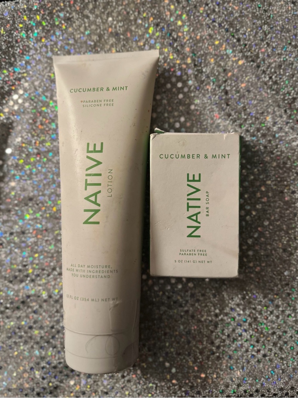 Native Cucumber & Mint Lotion + Bar Soap